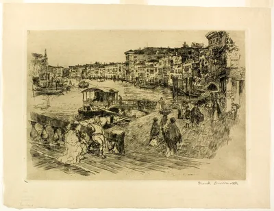 View of the Grand Canal — Frank Duveneck