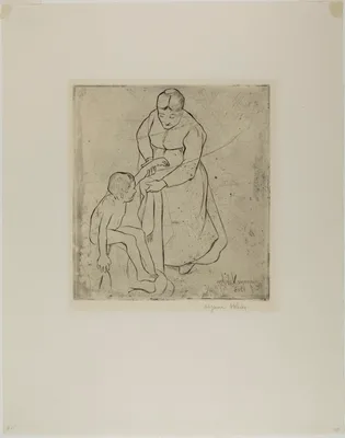 Grandmother and Child — Suzanne Valadon