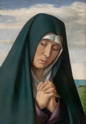 Fragment from Christ Carrying the Cross: Mourning Virgin — Jean Hey