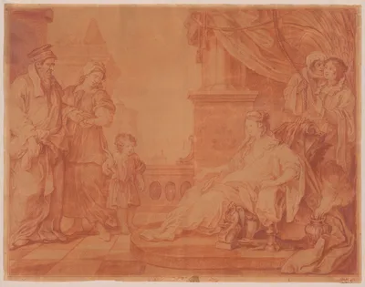 Moses Brought to Pharaoh’s Daughter — William Hogarth