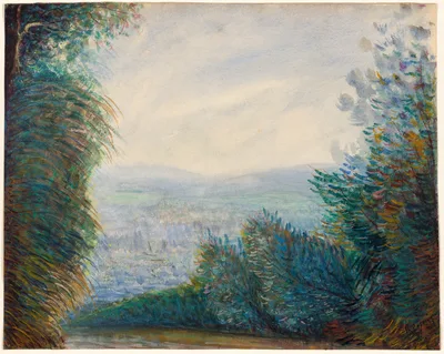 The Auvers Valley on the Oise River — Pierre-Auguste Renoir