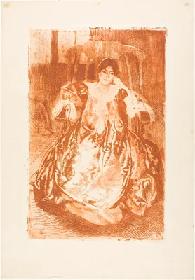 The Silk Dress — Paul-Albert Besnard