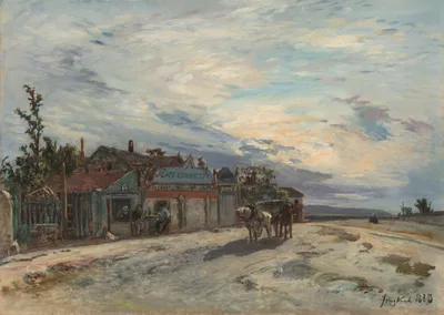 A Roadside Tavern — Johan Jongkind
