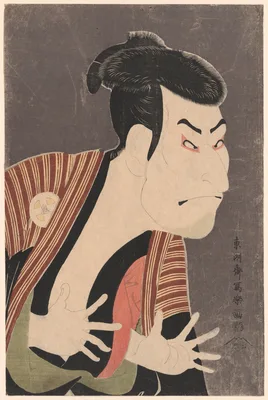The actor Otani Oniji III as Edobei — Sharaku