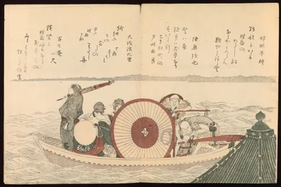 Birds of the Capital (Miyakodori) — Katsushika Hokusai