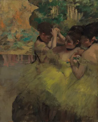 Yellow Dancers (In the Wings) — Edgar Degas