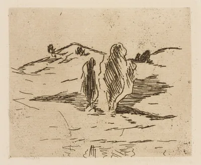 The High Valley, plate 3 from Le Fleuve — Édouard Manet