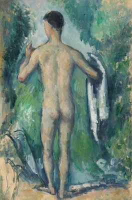 Standing Bather, Seen from the Back — Paul Cézanne