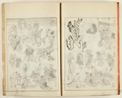 Ukiyo gafu (Book of Keisai's Popular Pictures), one vol. of 10 — Keisai Eisen