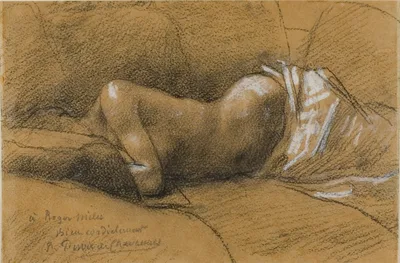 Study of a Sleeping Woman — Pierre Puvis de Chavannes