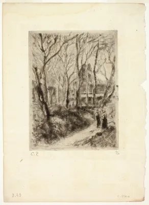 Path at Pontoise — Camille Pissarro
