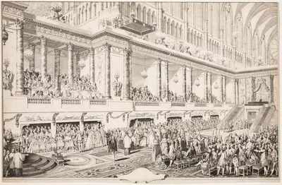 Oath of Louis XVI at his Investiture — Jean-Michel Moreau