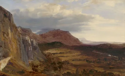 View of Saleve, near Geneva — Théodore Rousseau