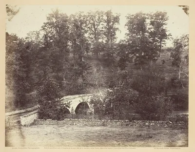 Burnside Bridge, Across Antietam Creek, Maryland — Alexander Gardner