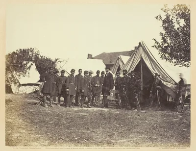 President Lincoln on Battle-Field of Antietam — Alexander Gardner