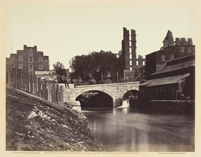 View on Canal, Near Crenshaw's Mill, Richmond, Virginia — Alexander Gardner