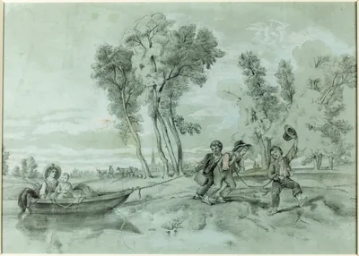 A Country Scene — John La Farge