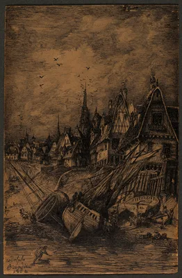 Washed Up Ships — Rodolphe Bresdin