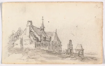 Leper House at Cleves — Jan van Goyen