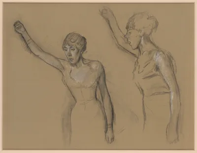 Study of a Singer — Edgar Degas