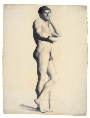 Academic Male Nude — Georges Seurat