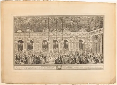 Decoration for a Masked Ball given by the King — Charles-Nicolas Cochin the Elder