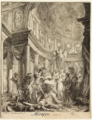 Mérope — Gabriel de Saint-Aubin