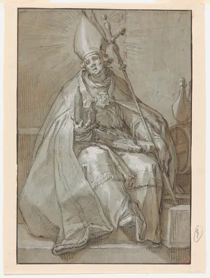 Saint Willibrord — Abraham Bloemaert