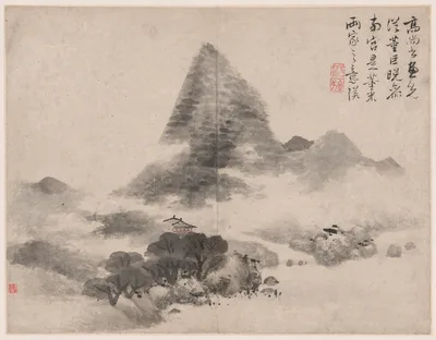 Landscape in the Style of Ancient Masters: After Gao Kegong — Lan Ying