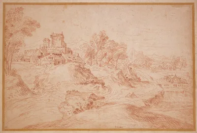Landscape with a Castle — Jean-Antoine Watteau