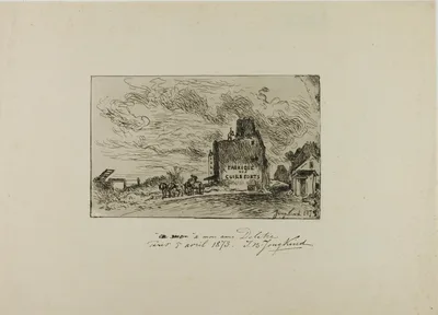 Demolition of the Rue des Francs-Bourgeois Saint Marcel — Johan Jongkind