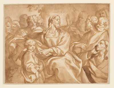 Suffer the Little Children — Domenico Piola