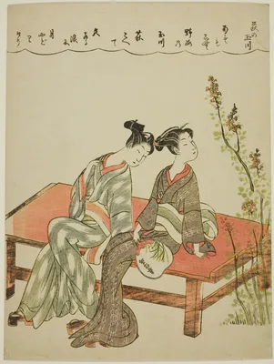 The Hagi Jewel River, from an untitled series of Six Jewel Rivers — Shiba Kōkan