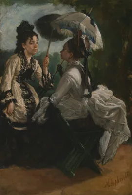 The Conversation — Marcellin Gilbert Desboutin