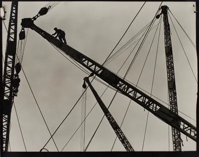 Derrick Worker on the Empire State Building — Lewis Hine