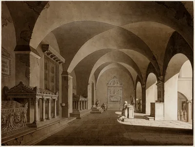 A View in San Lorenzo Fuori le Mura, Rome — Gustav Friedrich Hetsch
