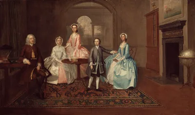 John Thomlinson and His Family — Arthur Devis