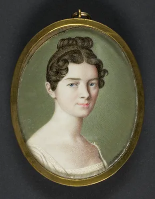 Portrait of Amalie Sebald — Johann Heusinger