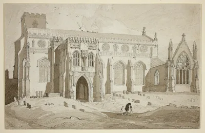 Cley Church, Norfolk — John Sell Cotman