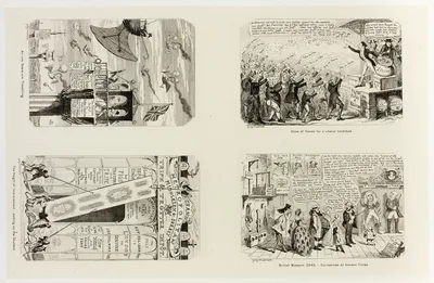 Show of Hands For a Liberal Candidate from George Cruikshank's Steel Etchings to The Comic Almanacks: 1835-1853 (top left) — George Cruikshank