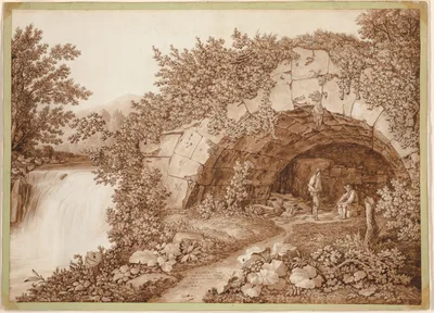 The Bridge of San Paolo — Jacob Philipp Hackert
