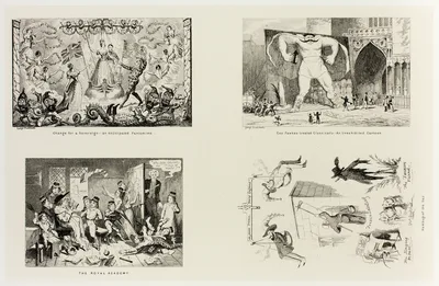 Change for a Sovereign - an Anticipated Pantomime from George Cruikshank's Steel Etchings to The Comic Almanacks: 1835-1853 (top left) — George Cruikshank