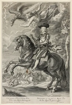 Ferdinand of Austria on Horseback — Paulus Pontius