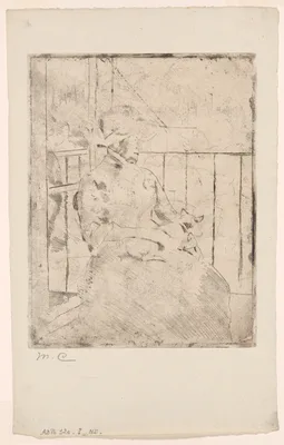 On the Balcony — Mary Cassatt