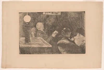 Mr. and Mrs. Cassatt Reading — Mary Cassatt