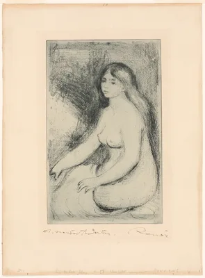 Seated Bather — Pierre-Auguste Renoir