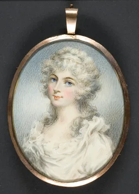 Portrait of a Woman in White Dress — English