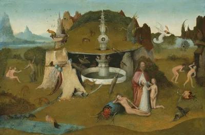 The Garden of Paradise — Workshop of Hieronymus Bosch