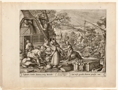 Autumn, from The Four Seasons — Pieter van der Heyden