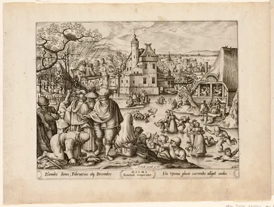 Winter, from The Four Seasons — Pieter van der Heyden